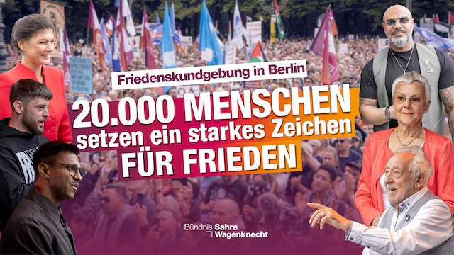 Frieden statt Wettrüsten – Stoppt den Völkermord in Gaza