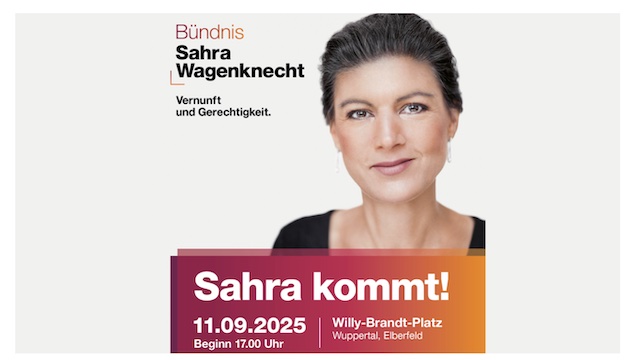 Sahra kommt nach Wuppertal